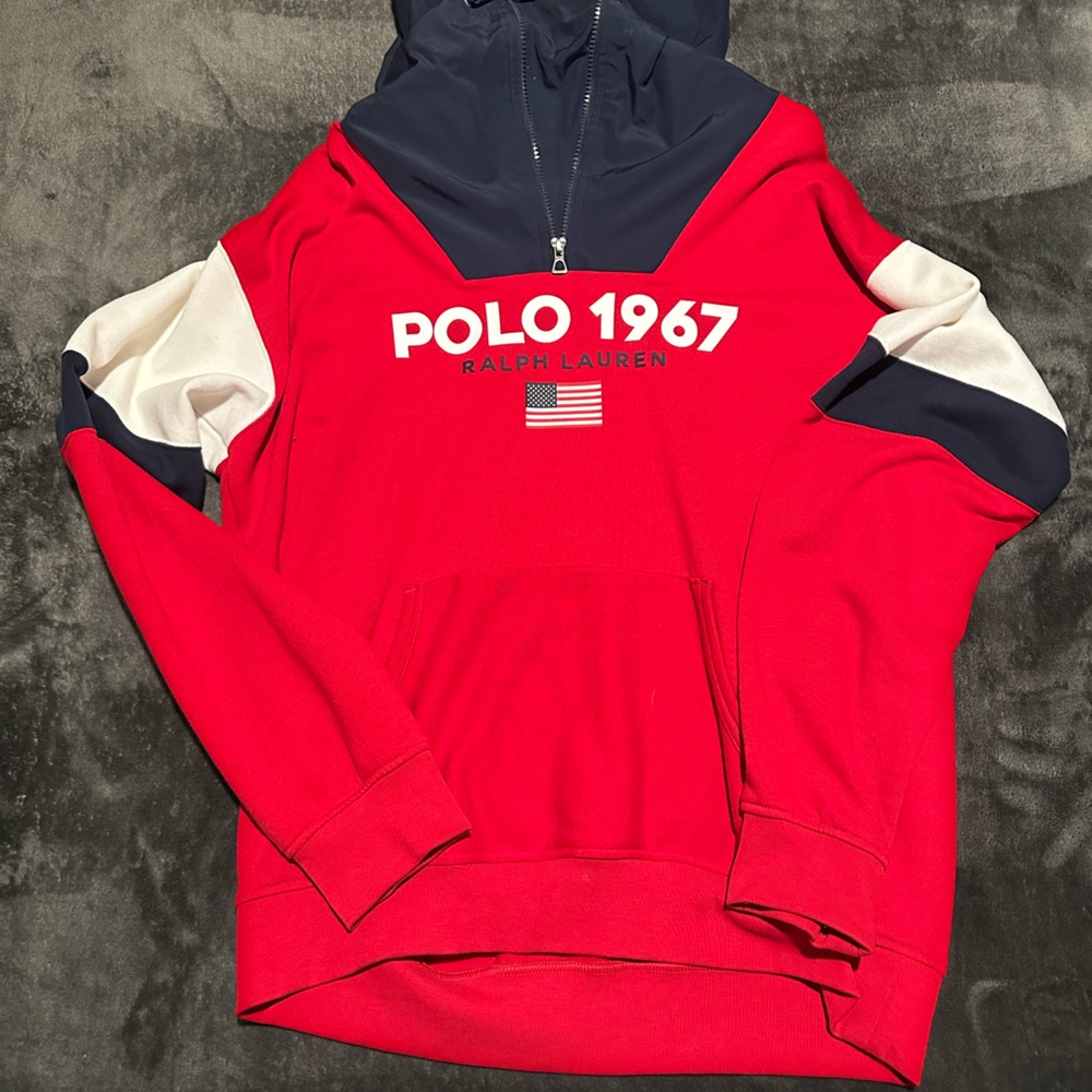 Polo Ralph Lauren “Track Windbreaker” Hoodie